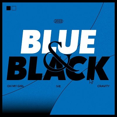 HYOJUNG & ARIN BLUE BLACK Cover